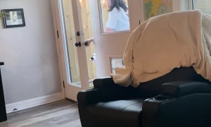 Neighbor Shows Friend That House Isn't Secure