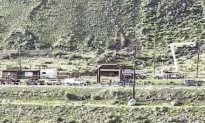 House Swept Away by the Yellowstone River