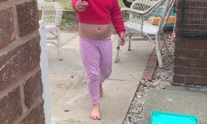 Daughter Holding a Bee Freaks Out After Finding Out They Sting