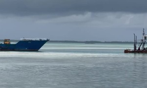 Water Spout Twisting Near Harbour Island, Bahamas
