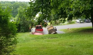 Chicken Coop Goes for a Ride