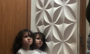 Mom Puts Twins in Single Shirt to Stop Fighting