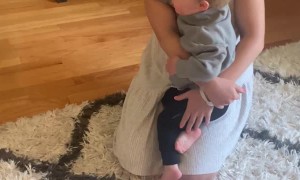 Brother Meets Baby Sister for the First Time