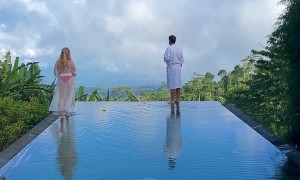 Enjoying an Epic View Has a Wet Ending