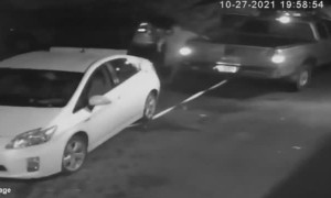 Towing Fail Captured on Security Cam