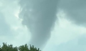 Momentary tornado spotting in Beech Grove, IN