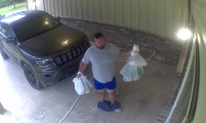 Locked Out Husband's Pants Drop