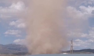 Dust Devil Near Holden, Utah