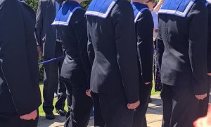 Dad Graduating From UK Royal Navy Training Missed His Daughter