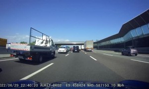 Highway Crash Avoided in Italy