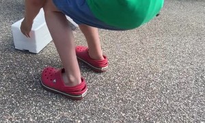 Autistic Child Receives Special Gift From Recycling Workers