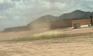 Driving Through a Dust Devil