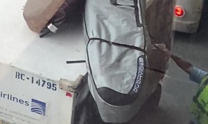 Airport Workers Roughly Handle Pro Athlete's Gear