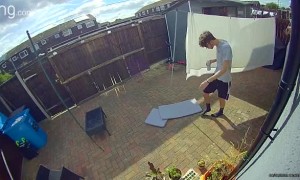 Carelessly Lifting Table Breaks Glass