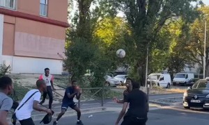 Epic Juggling Session Between Friends