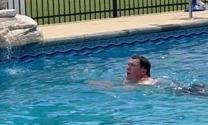Wife Pranks Husband with Dissolving Swim Trunks