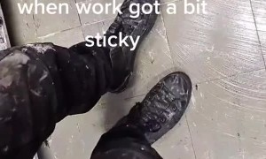 When the Work Floor Gets a Bit Sticky