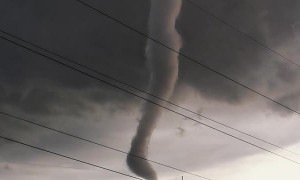 Bizarre Looking Funnel Cloud