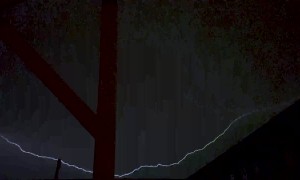 Massive Anvil Crawler Lightning in Slow-Mo