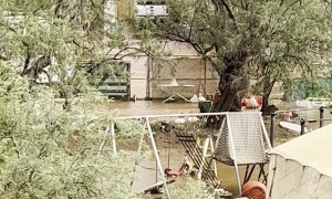 Flooding in Spring Valley, Arizona