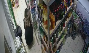 Store Stocker Startled at Work