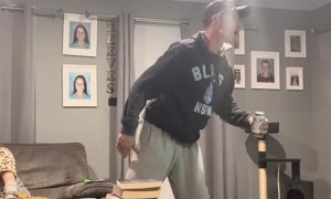 Rugby Fan's Fervor Flips Coke Can