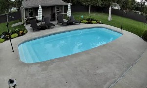 Backyard Lightning Strike