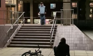 BMX Bike Trick Falls Flat