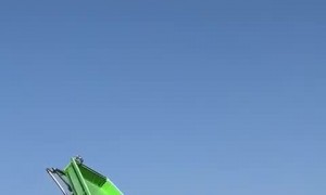 Guy Wipes Out on Innertube Slide