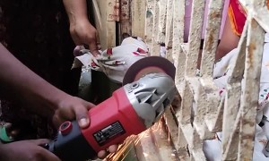 Animal Rescue Helps Cat Stuck Between Bars