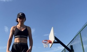 Girl Needs to Borrow a Tall Person to Retrieve Basketball