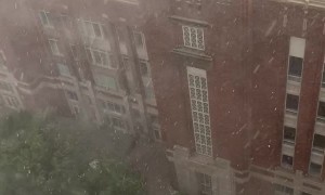 Sudden Storm Blows Equipment Off American Airlines Center