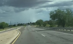 Tall Twister Over the Highway