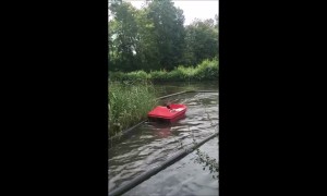 Kiddo Rides The Batavier in Dutch Playpark
