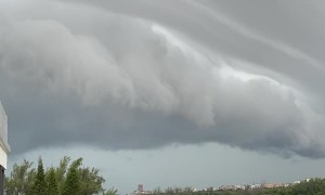 Timelapse of Hurricane Ian's First Band