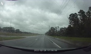 Driver Road Rages After Getting Cut Off by Amazon Delivery Van