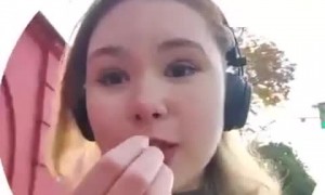 Rocket Hits Very Close to Woman Near Kyiv National University