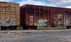 Train Hits Semi-Truck Stuck on Tracks in Texas