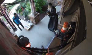 Halloween Decorations Spooks Amazon Delivery Guy