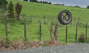 Wheel Flies Off Car While Driving