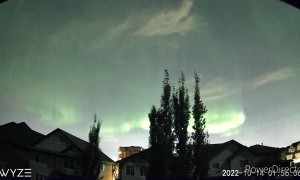 Aurora Borealis Over Alberta
