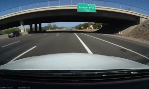 Swerving Car Causes Multiple Collisions