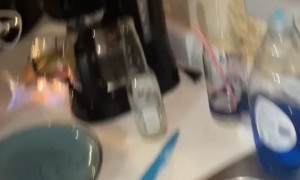 Guys Attempting to Make Flaming Cocktails Light Kitchen on Fire