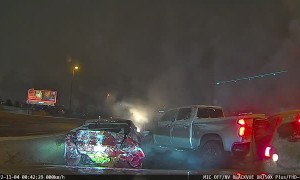 6th Avenue Pileup Dashcam in Colorado