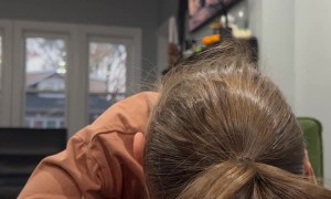 Pretending to Eat all my Daughter's Halloween Candy