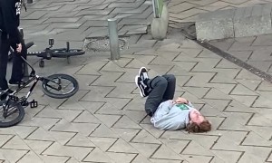 Man Has a Bad Bike Accident