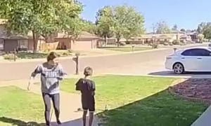 Kid Pranks Mom With Spider