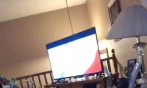 Blowing Out Blue Candle Backfires