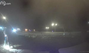 Dude Gets Tased on Doorstep