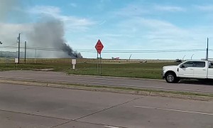 Aftermath of Crash at Dallas Airshow